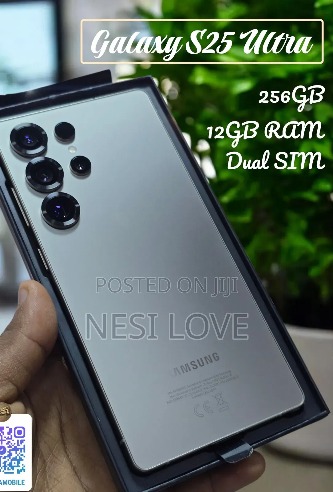 New Samsung Galaxy S25 Ultra 256 GB