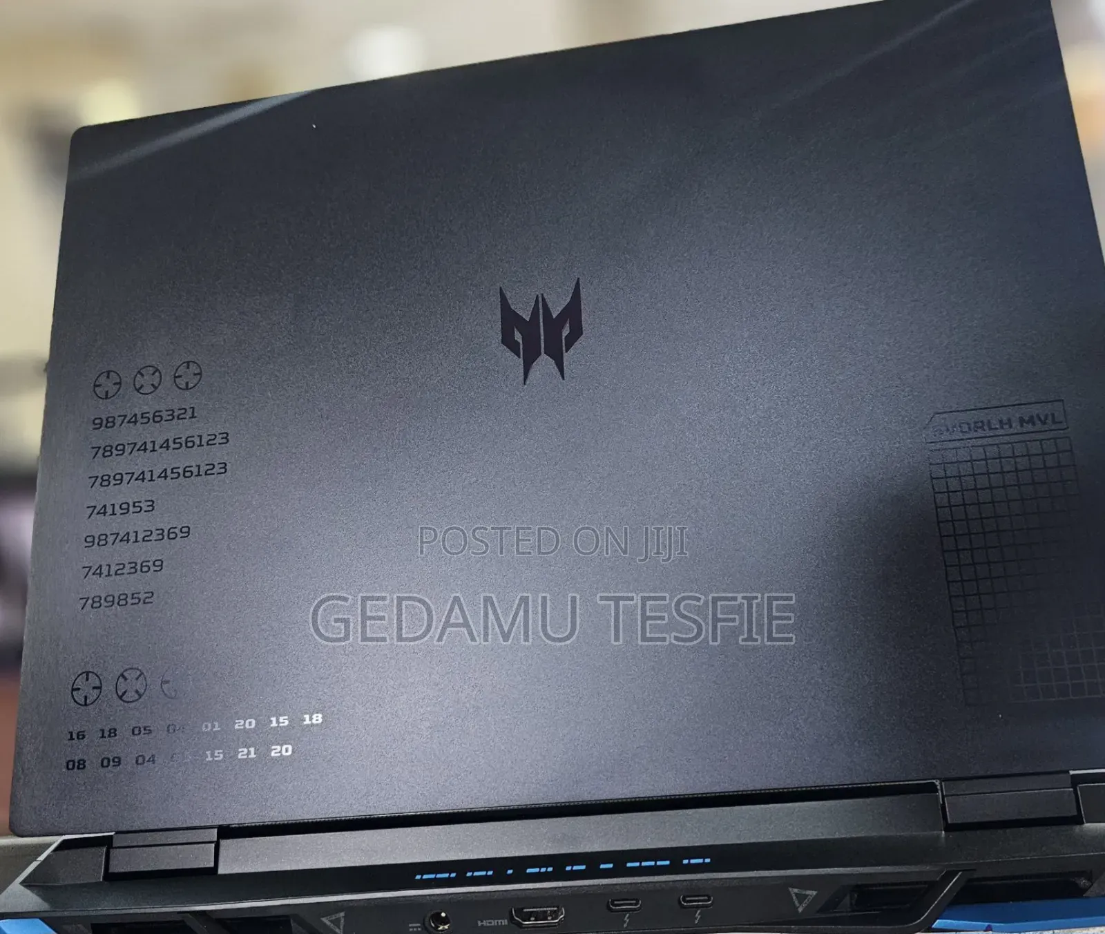 New Laptop Acer Predator Helios 300 16GB Intel Core i9 SSD 1T