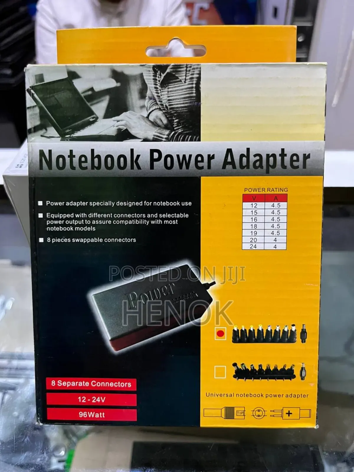 8 Kinds of Laptop Charger in 1 Adapter