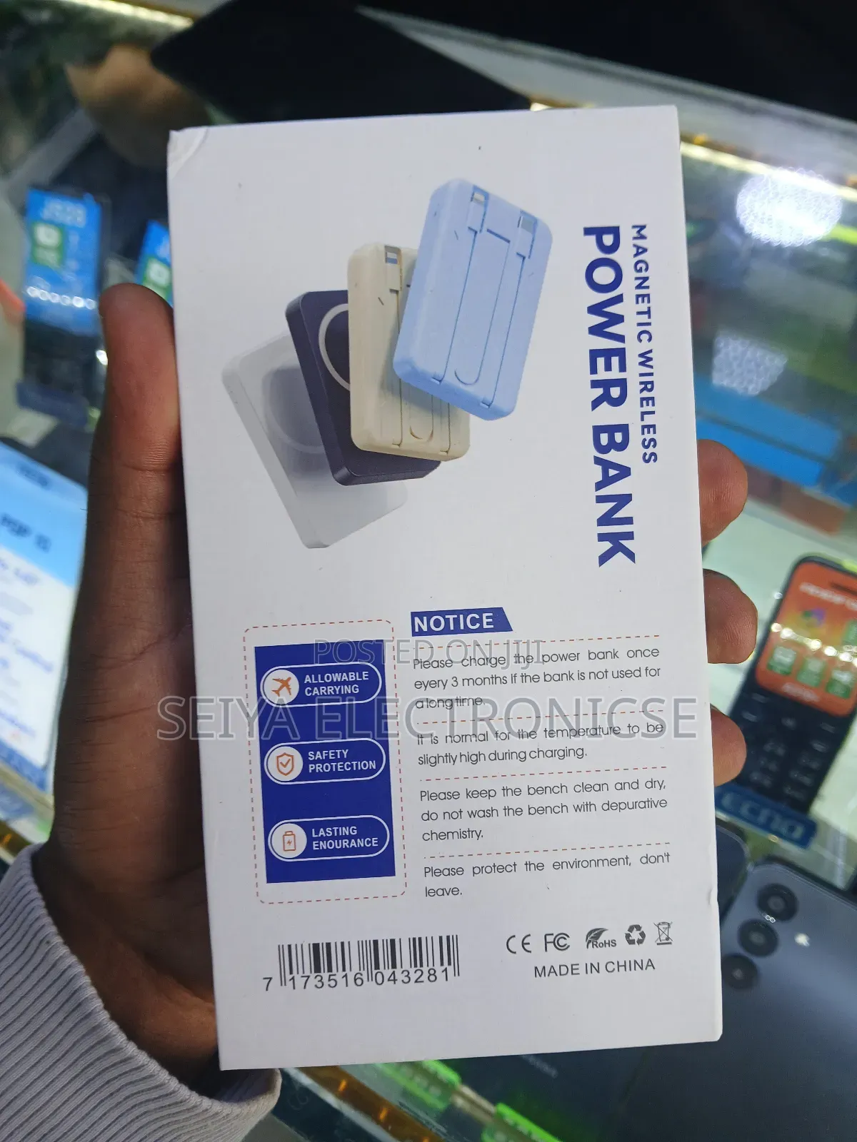 Germany Y60 Wireless Power Bank 10,000mah Magnetic Charging