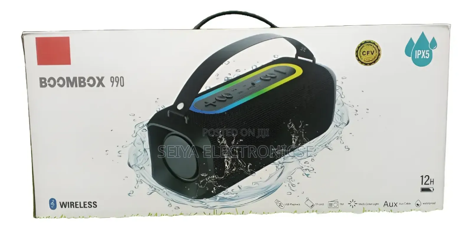 # JBL Boombox 990" Portable Wireless Bluetooth Speaker,