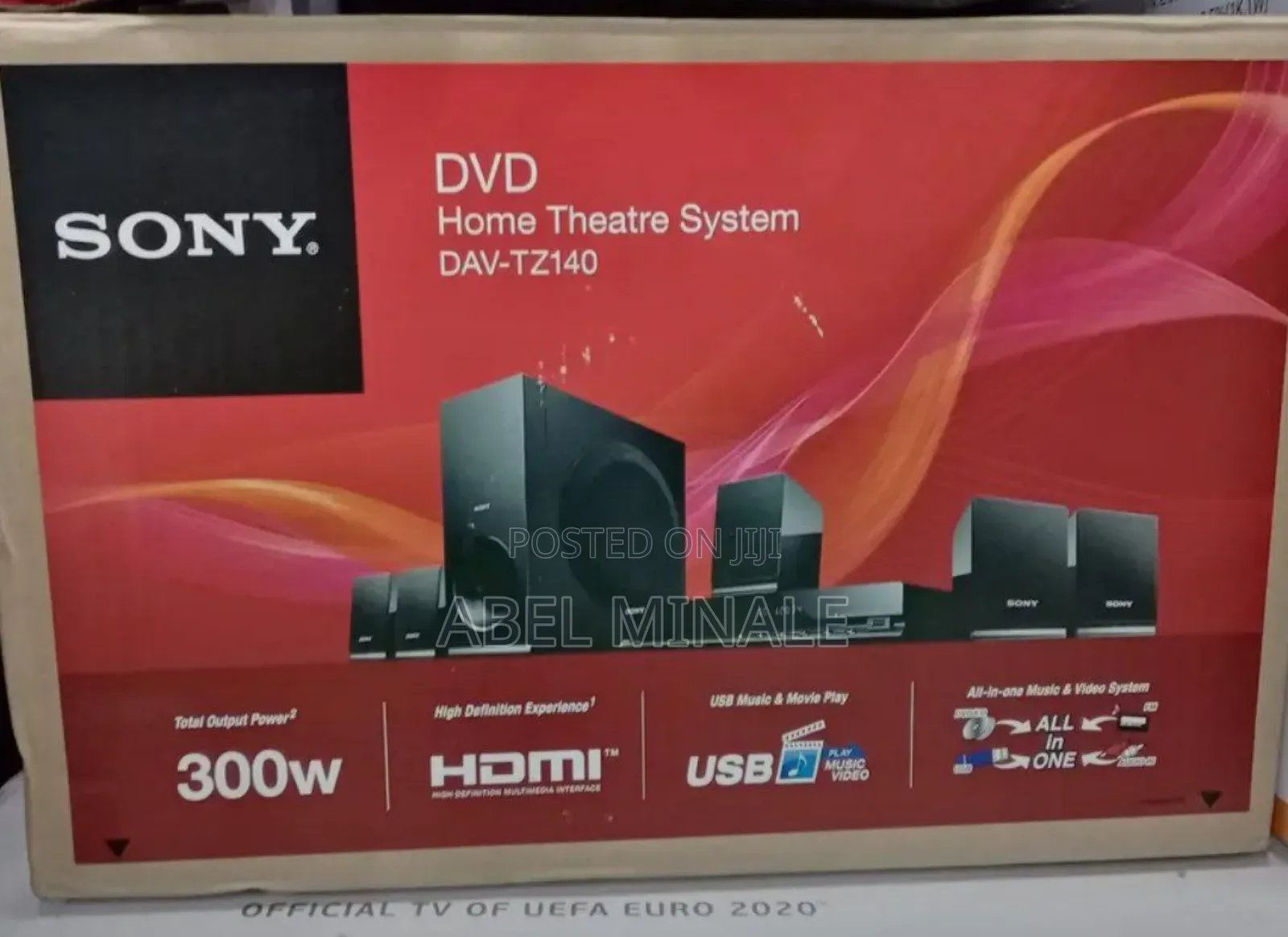 Speaker Sony Powerful Sony Dav Tz-140 DVD Home Cinema System