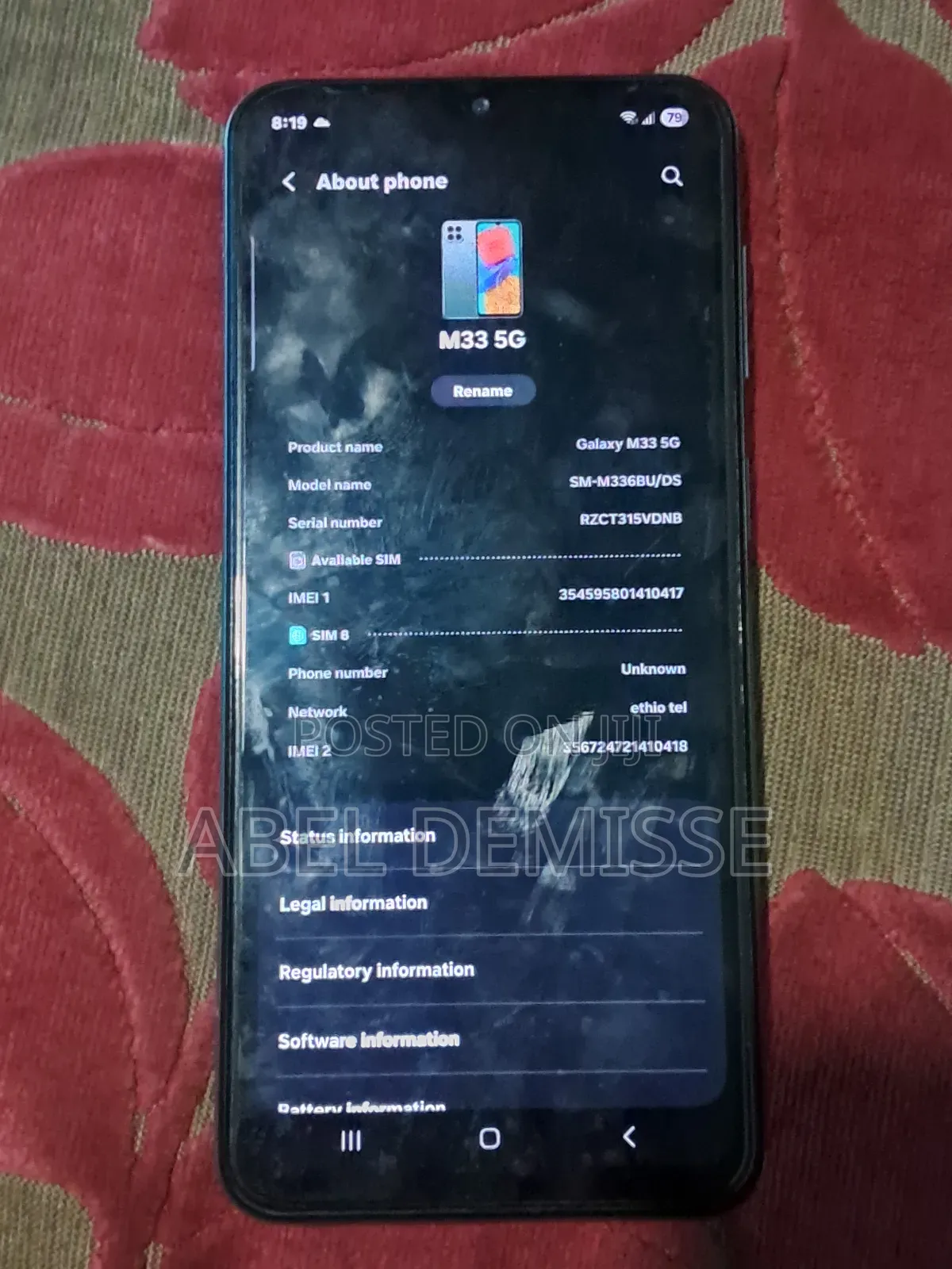 Samsung Galaxy M33 5G 128 GB Blue