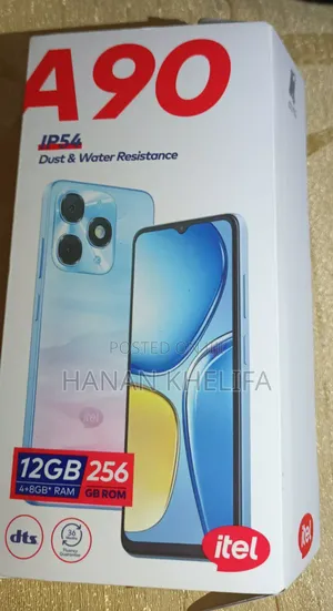 New Itel A90 256 GB Black