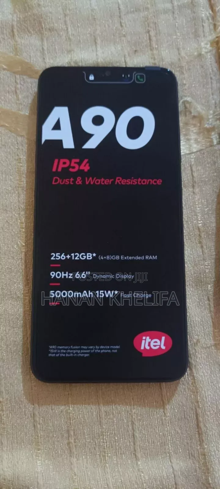 New Itel A90 256 GB Black