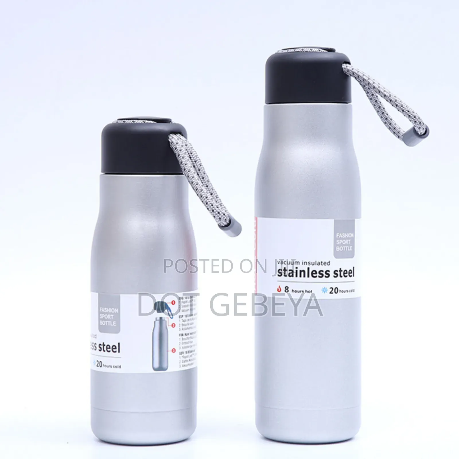 Double-Wall Vacuum Insulated Stainless Steel Water Bottle