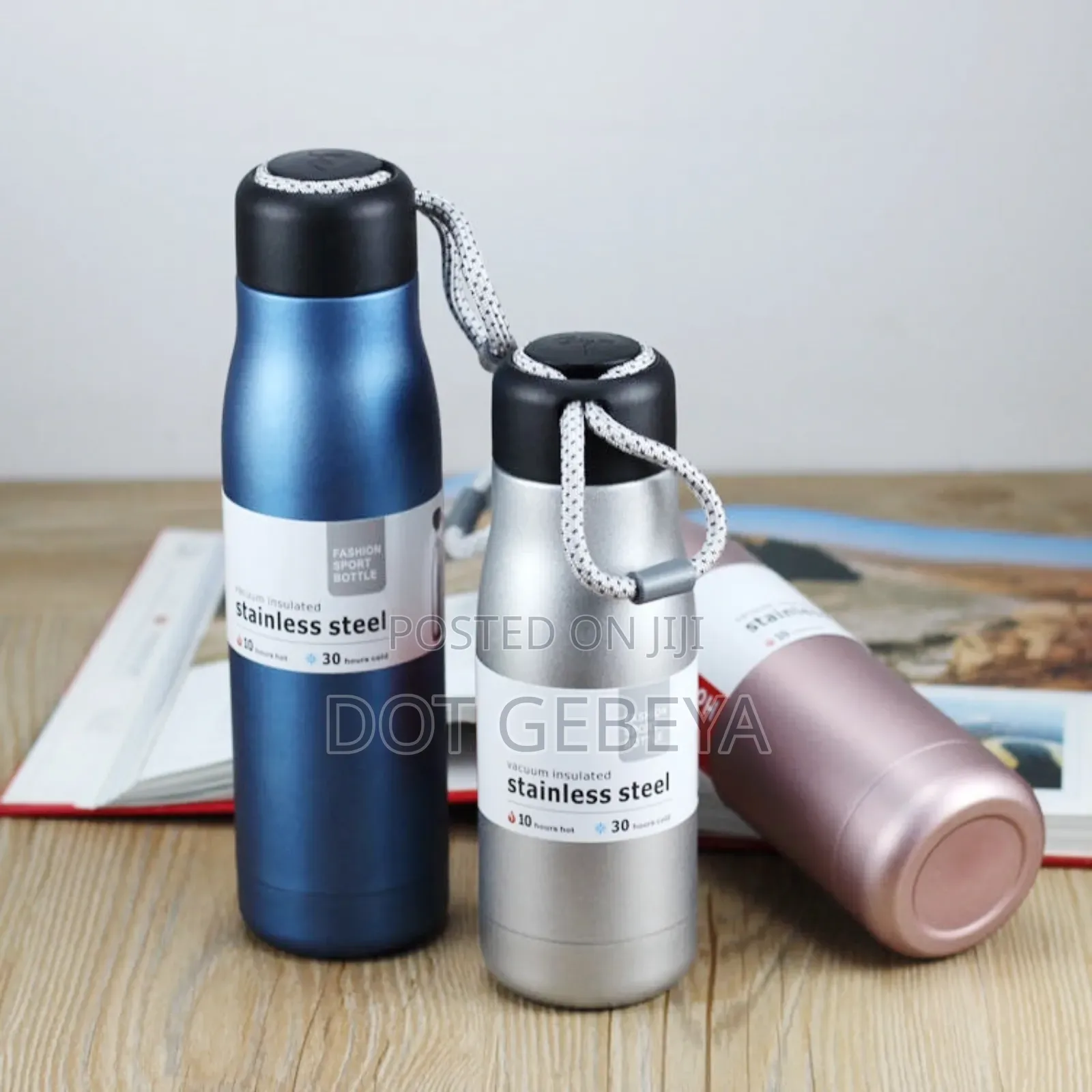 Double-Wall Vacuum Insulated Stainless Steel Water Bottle
