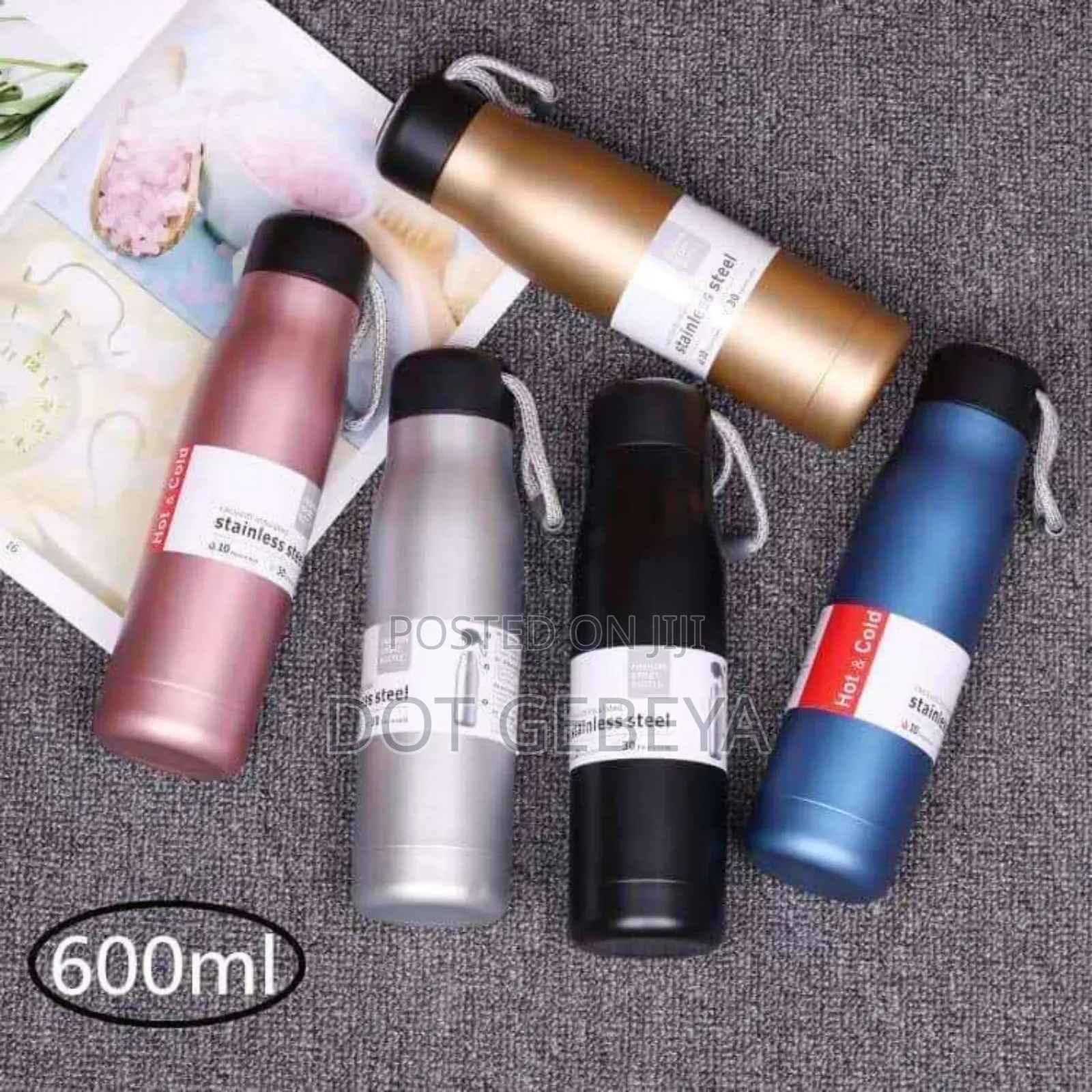 Double-Wall Vacuum Insulated Stainless Steel Water Bottle