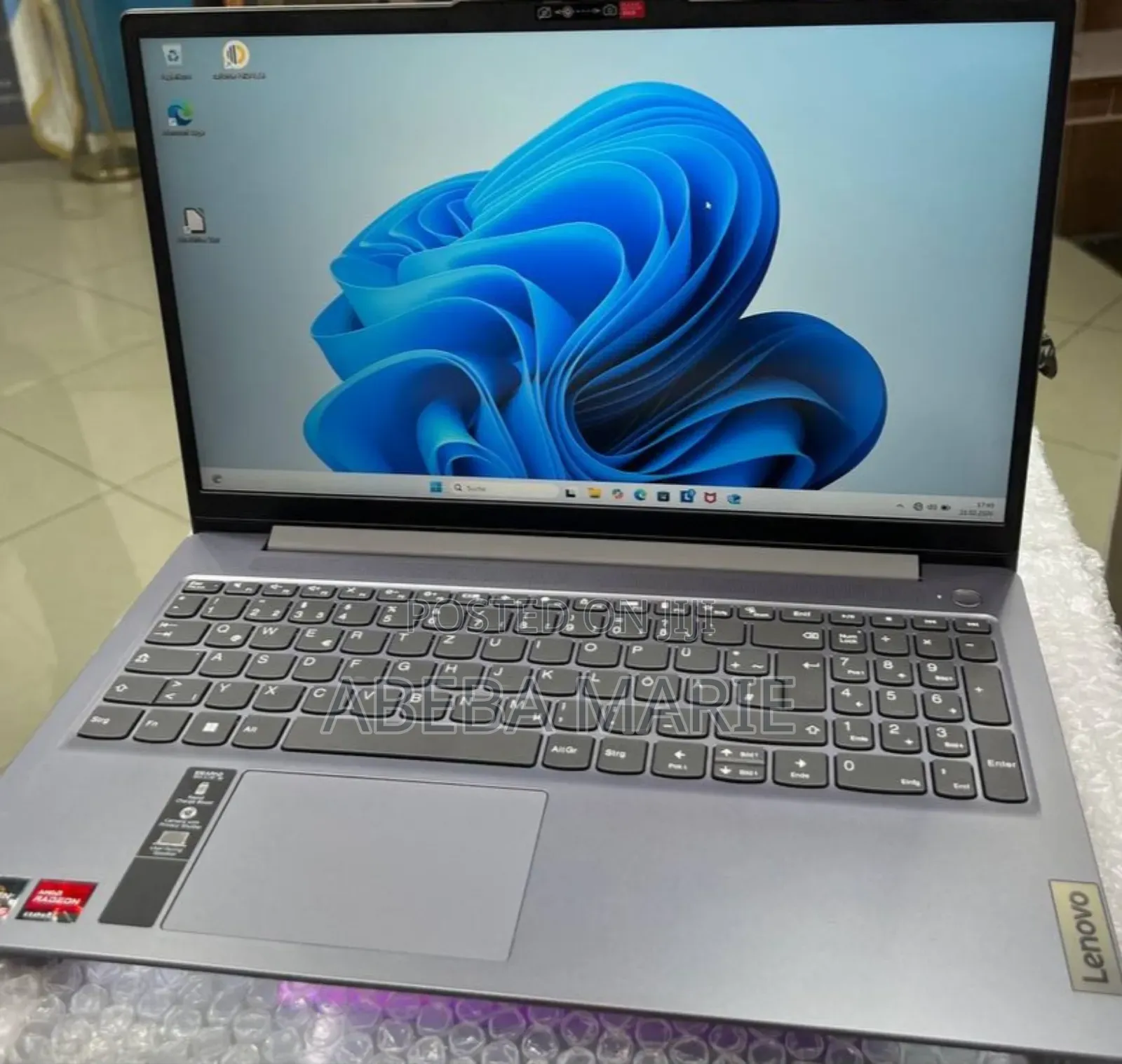 New Laptop Lenovo Ideapad 3 16GB AMD Ryzen 5 SSD 512GB