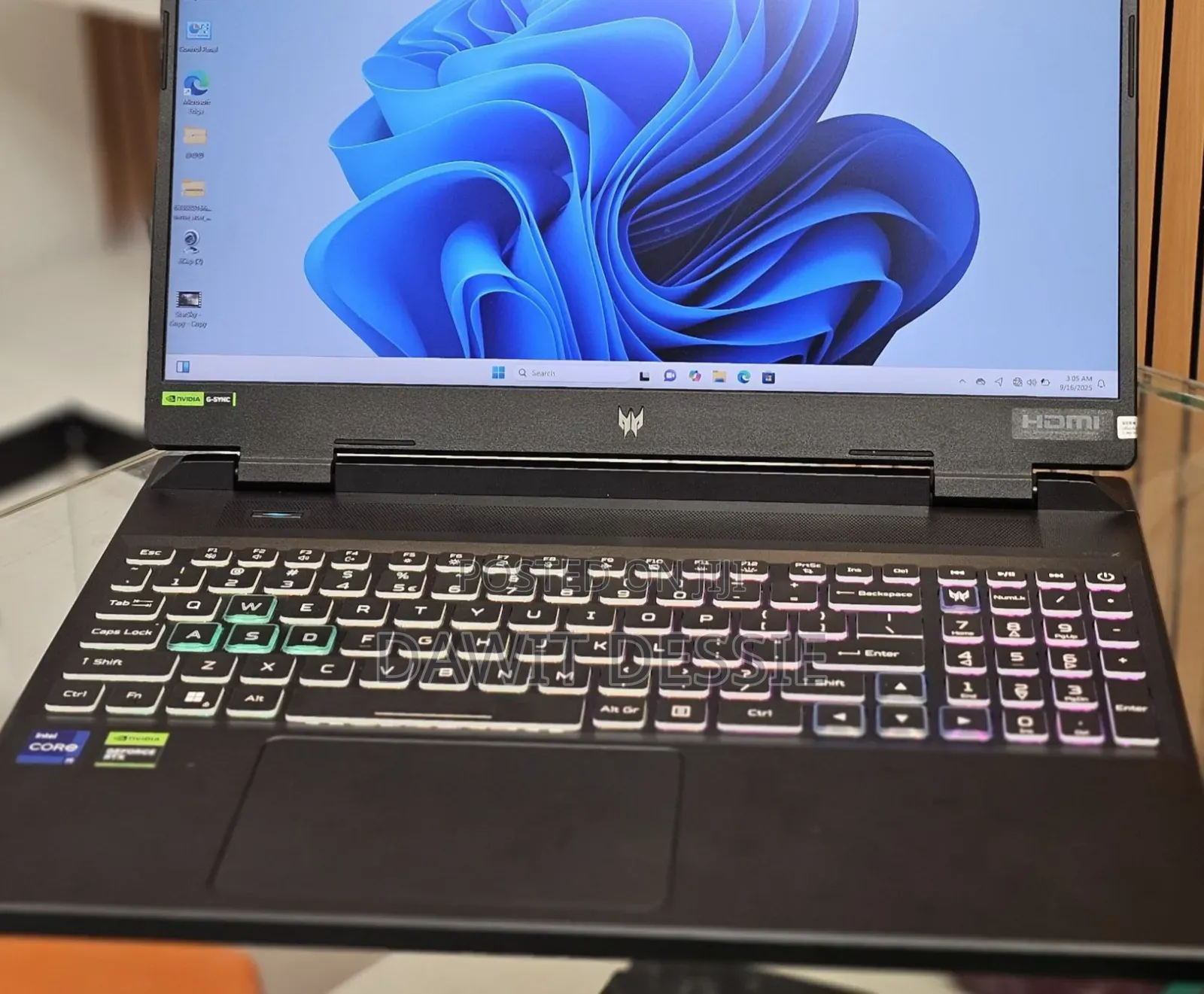 New Laptop Acer Predator Helios 300 16GB Intel Core i9 SSD 1T