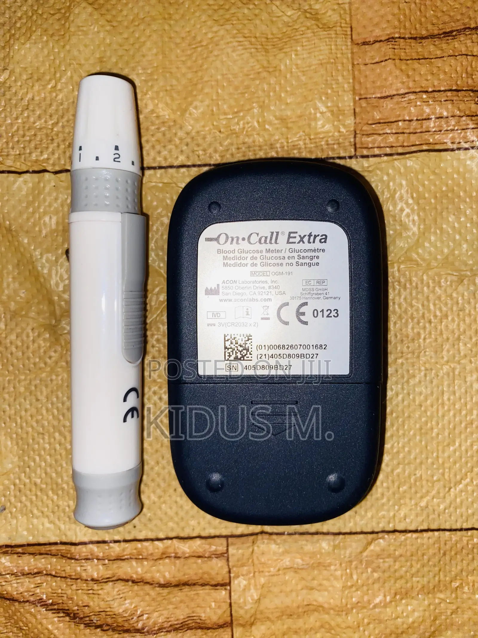 Blood Glucose Monitoring System Full Equipment Accessory|On Call Extra