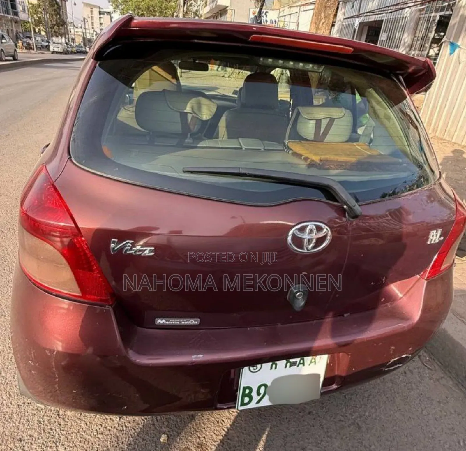 Toyota Yaris 2007 Red