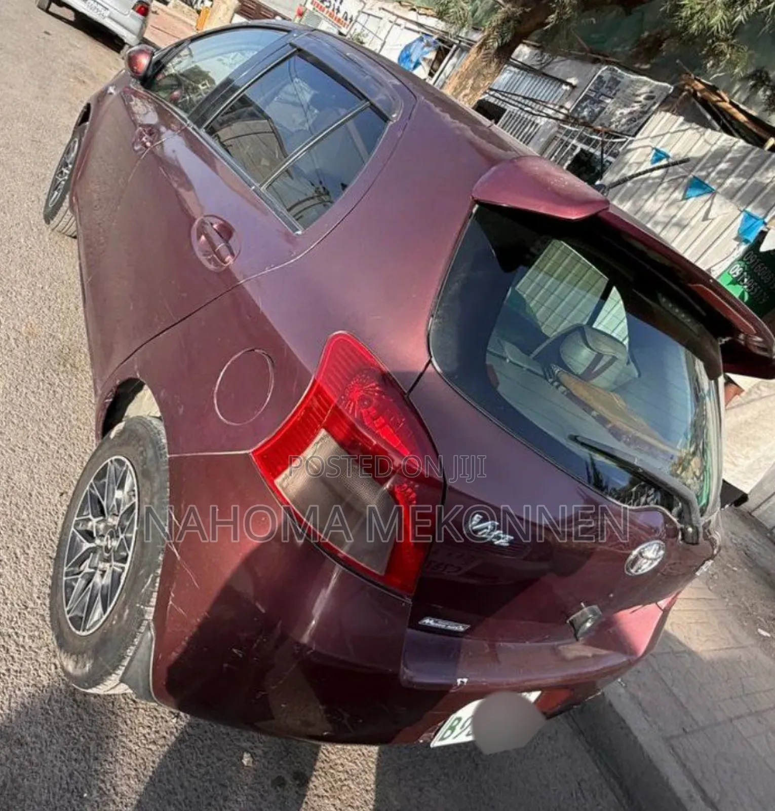 Toyota Yaris 2007 Red