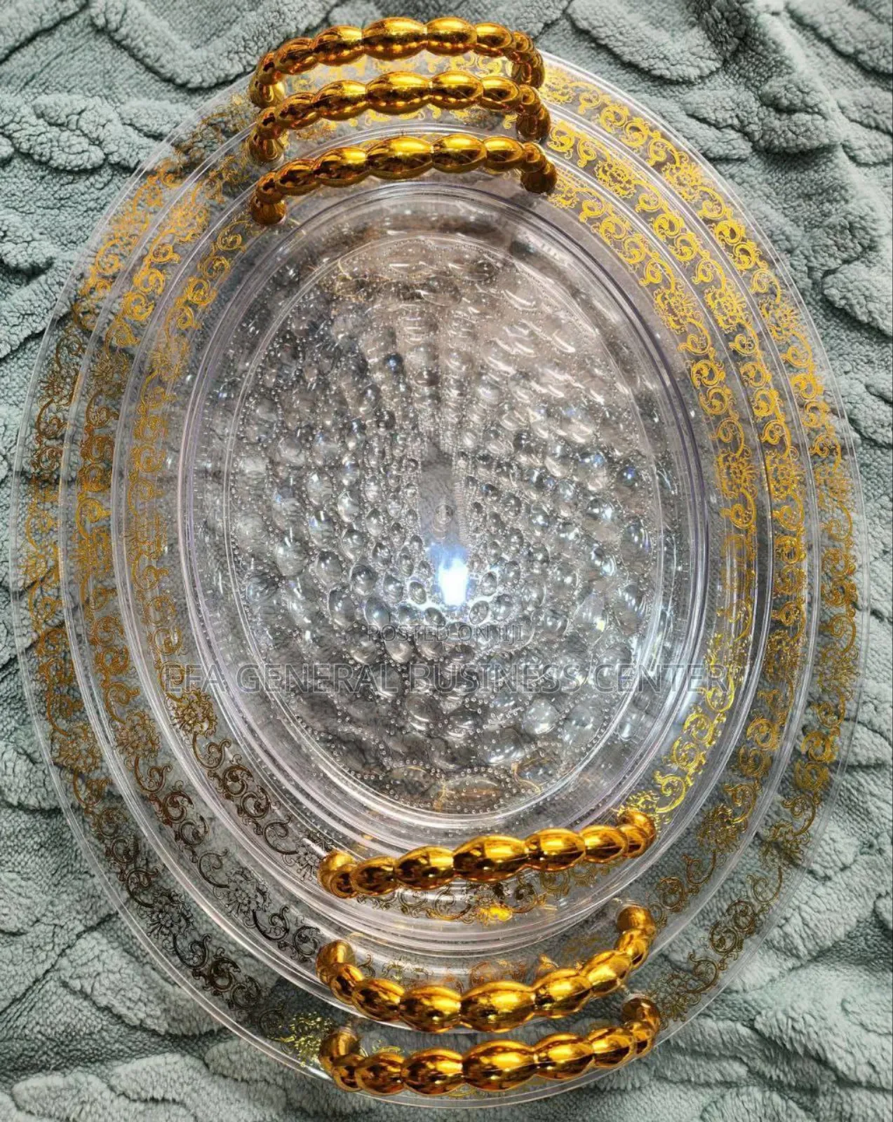 3pcs Acriylic Serving Try