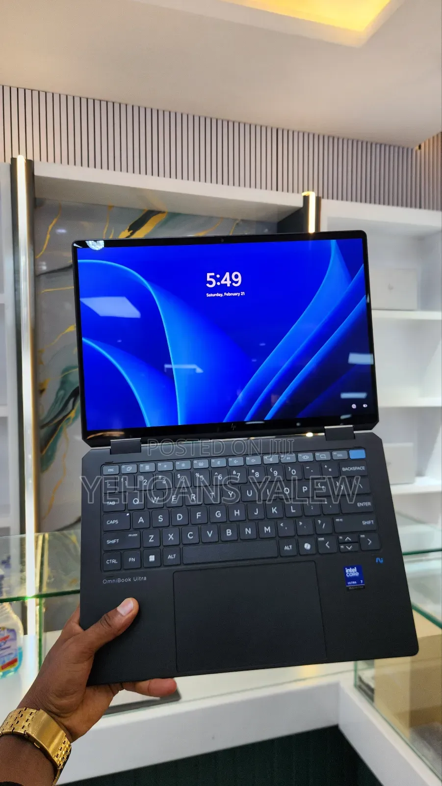 New Laptop HP OmniBook Ultra Flip 14" 16GB Intel Core Ultra 7 SSD 1T