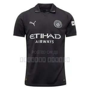 Manchester City Black Jersey – Premium Fan Edition | Clean