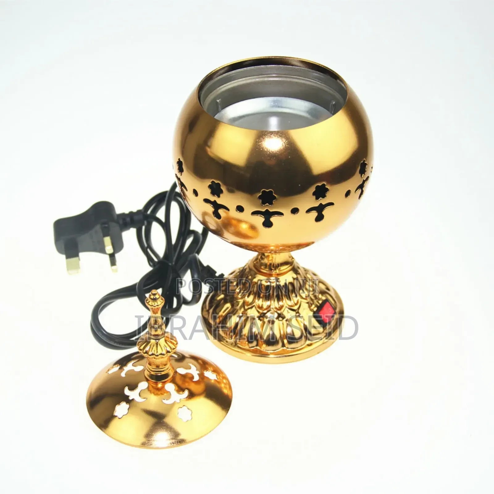Metal Electric Incense Burner Bakhoor Burner Holder