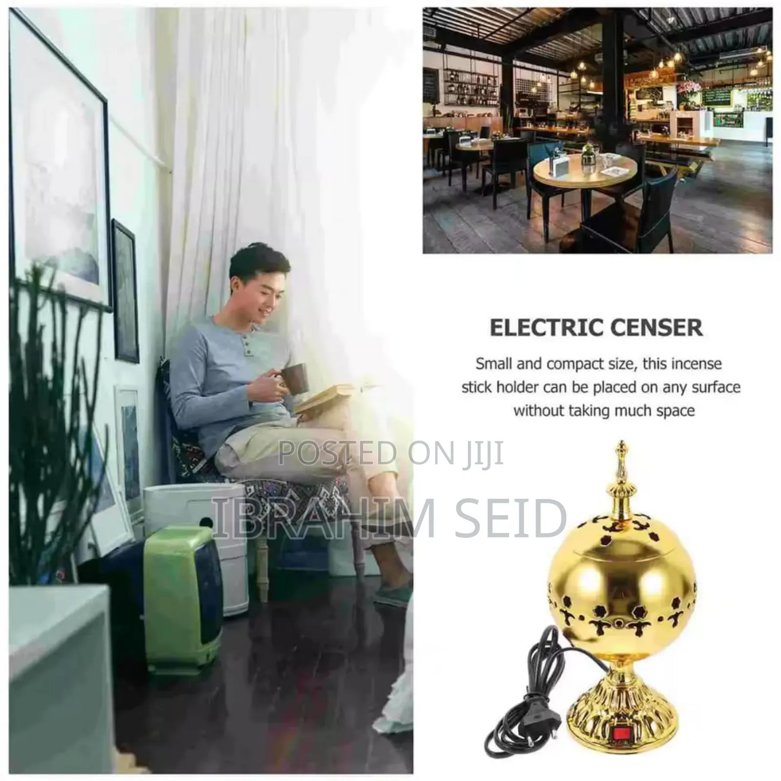 Metal Electric Incense Burner Bakhoor Burner Holder