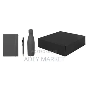 Giftology Set Of Stainless Bottle, Notebook And Pen