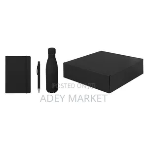Giftology Set Of Stainless Bottle, Notebook And Pen