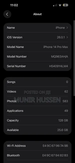 Apple iPhone 14 Pro Max 128 GB Blue