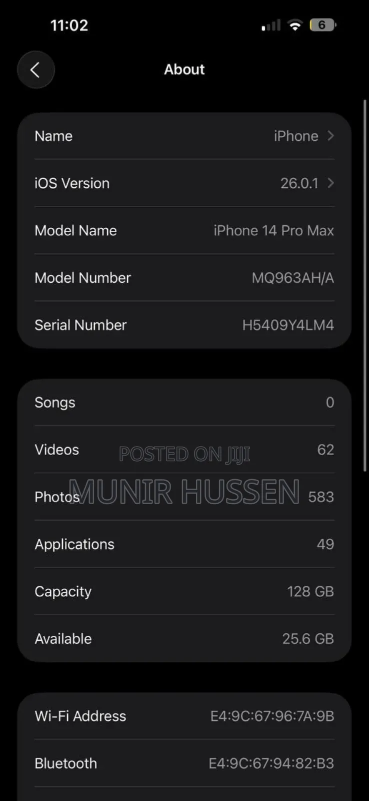 Apple iPhone 14 Pro Max 128 GB Blue