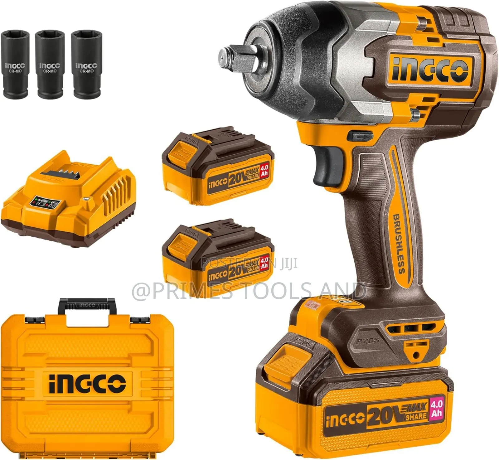 Ingco 20v Brushless Cordless Impact Wrench