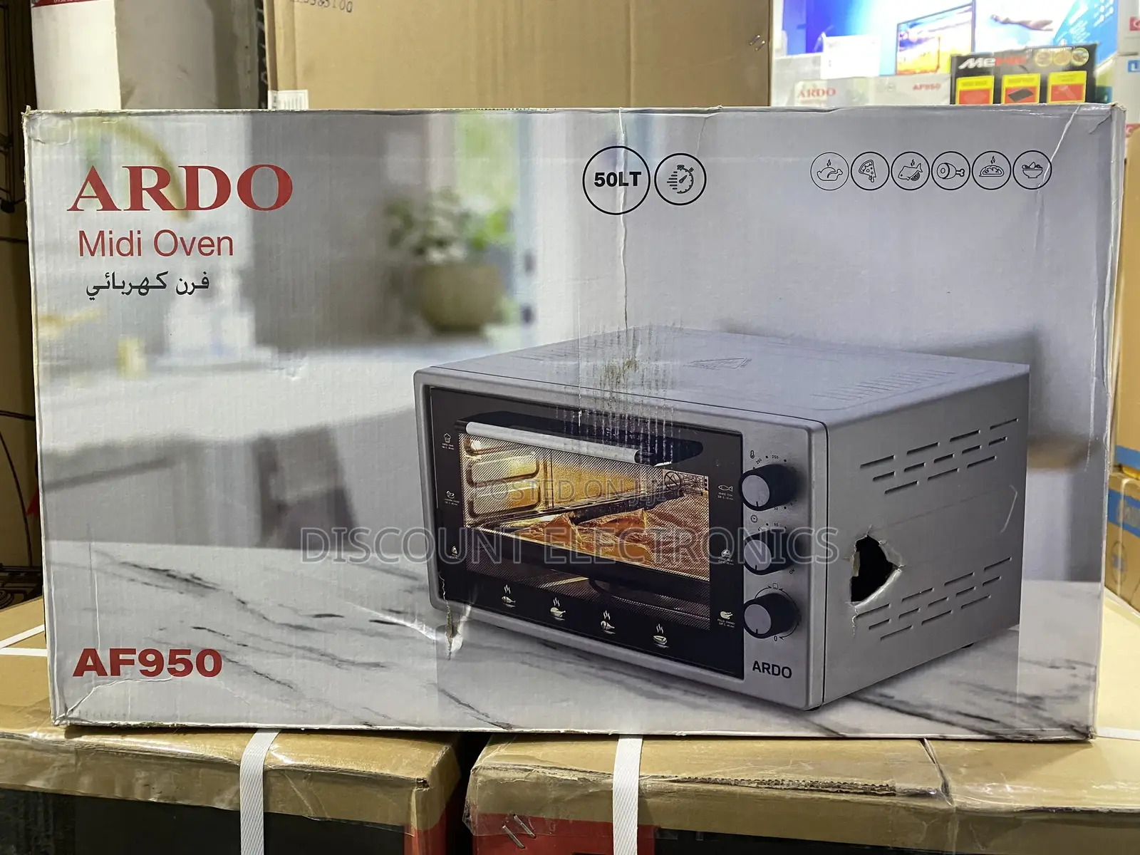 Ardo Af950 50l Midi Electric Oven (1500w)