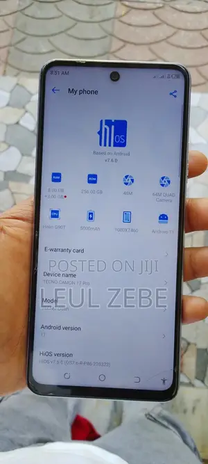 Tecno Camon 17 Pro 256 GB Gray