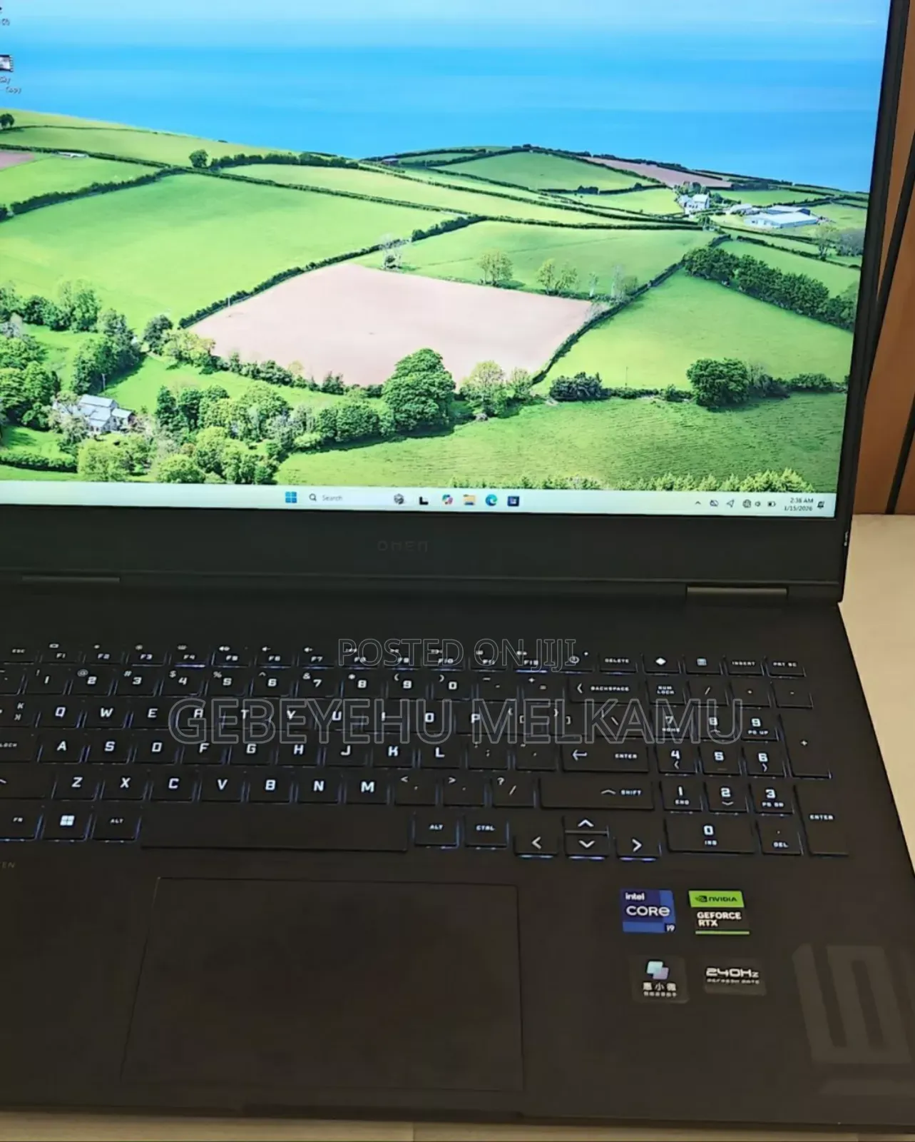 New Laptop HP Omen 15 16GB Intel Core i9 SSD 1T