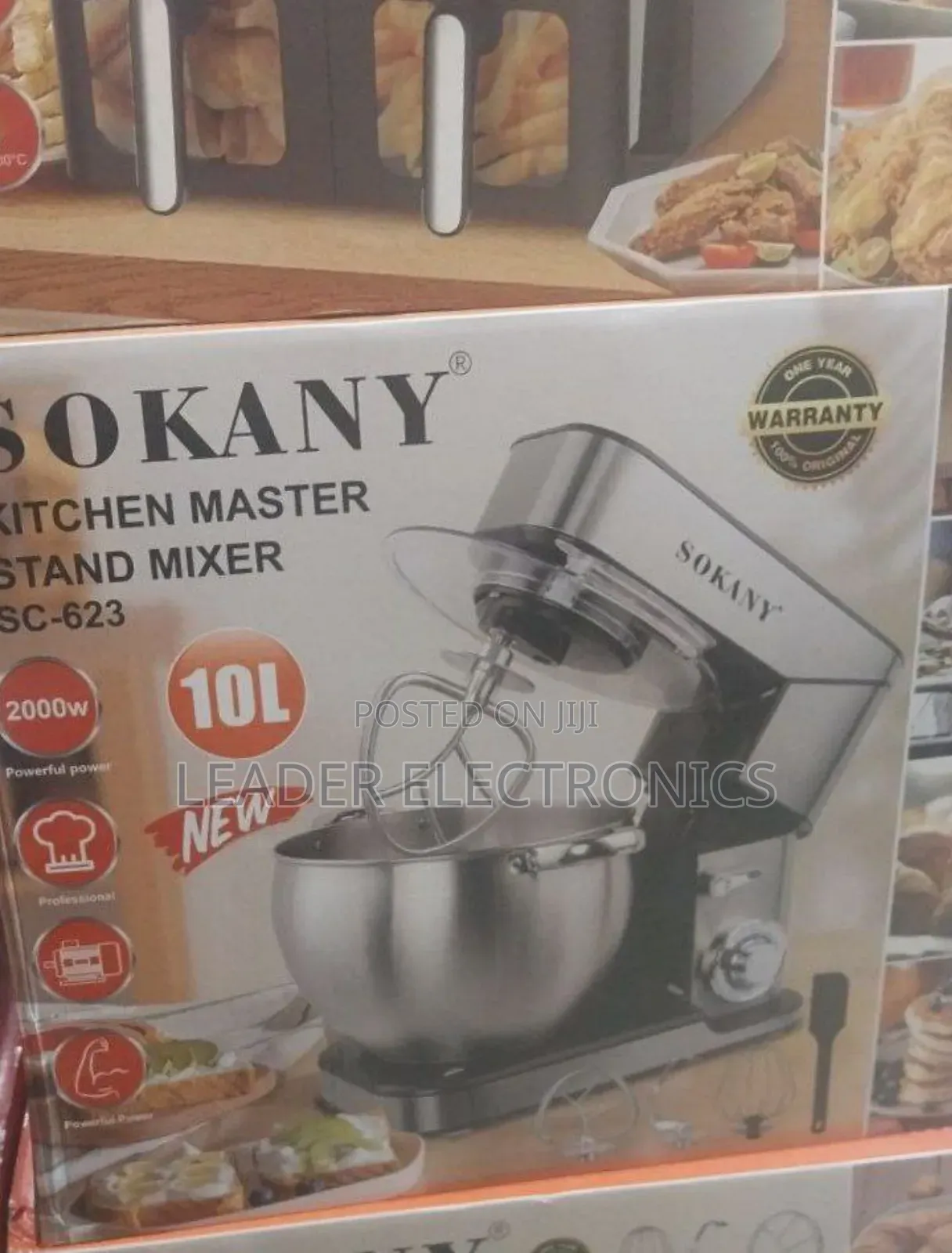 Sokany Stand Mixer 10l – Heavy Duty | Powerful Motor | Baking Partner