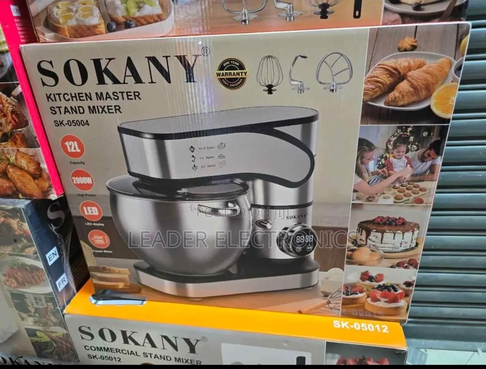 Sokany Kitchen Master Stand Mixer 12l – Heavy Duty | Powerful Motor