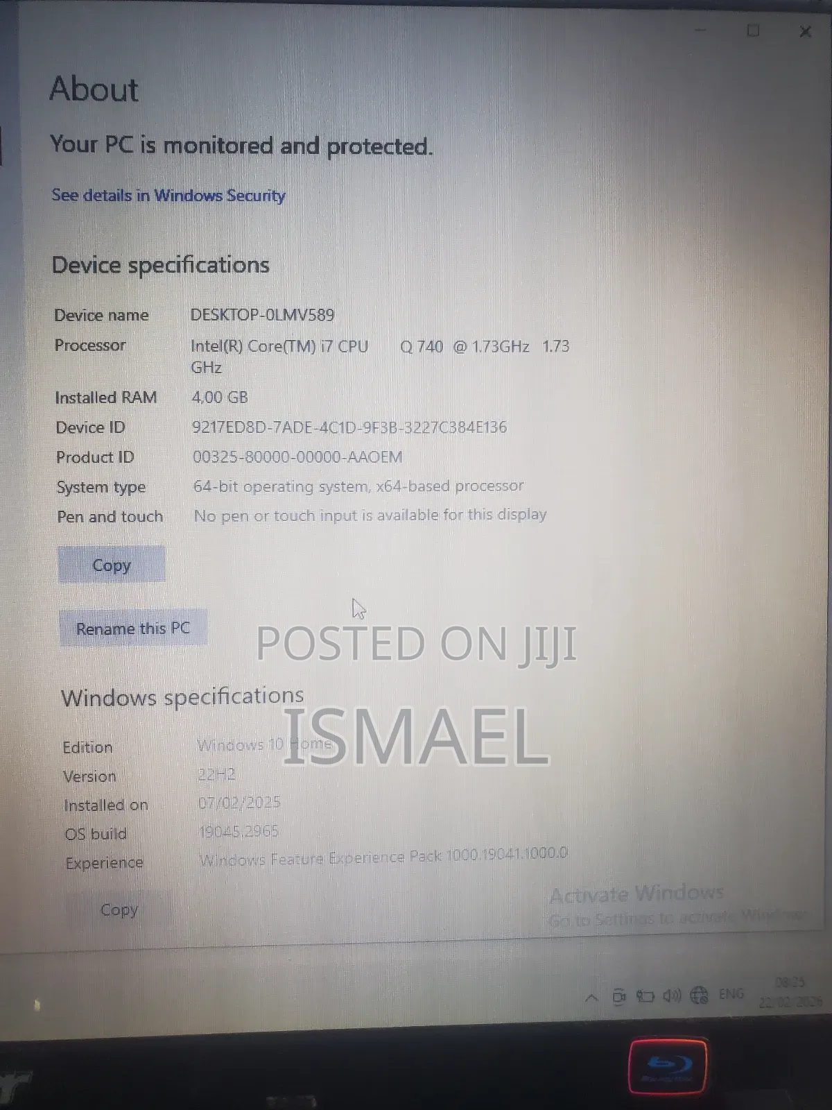 Laptop Acer Aspire 7745G 4GB Intel Core i7 HDD 750GB