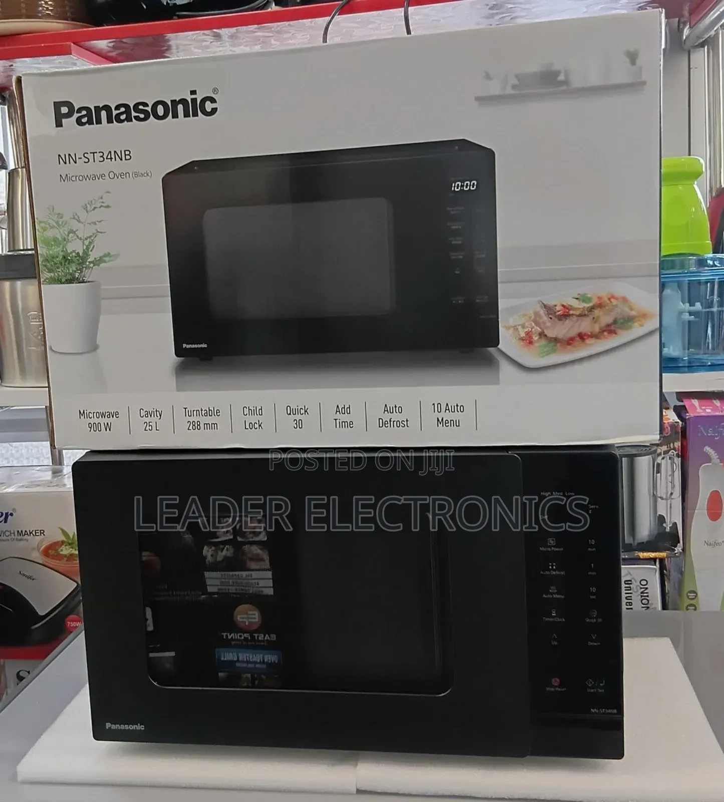 Panasonic Microwave Oven 25l – Fast Heating | Defrost | Modern Design