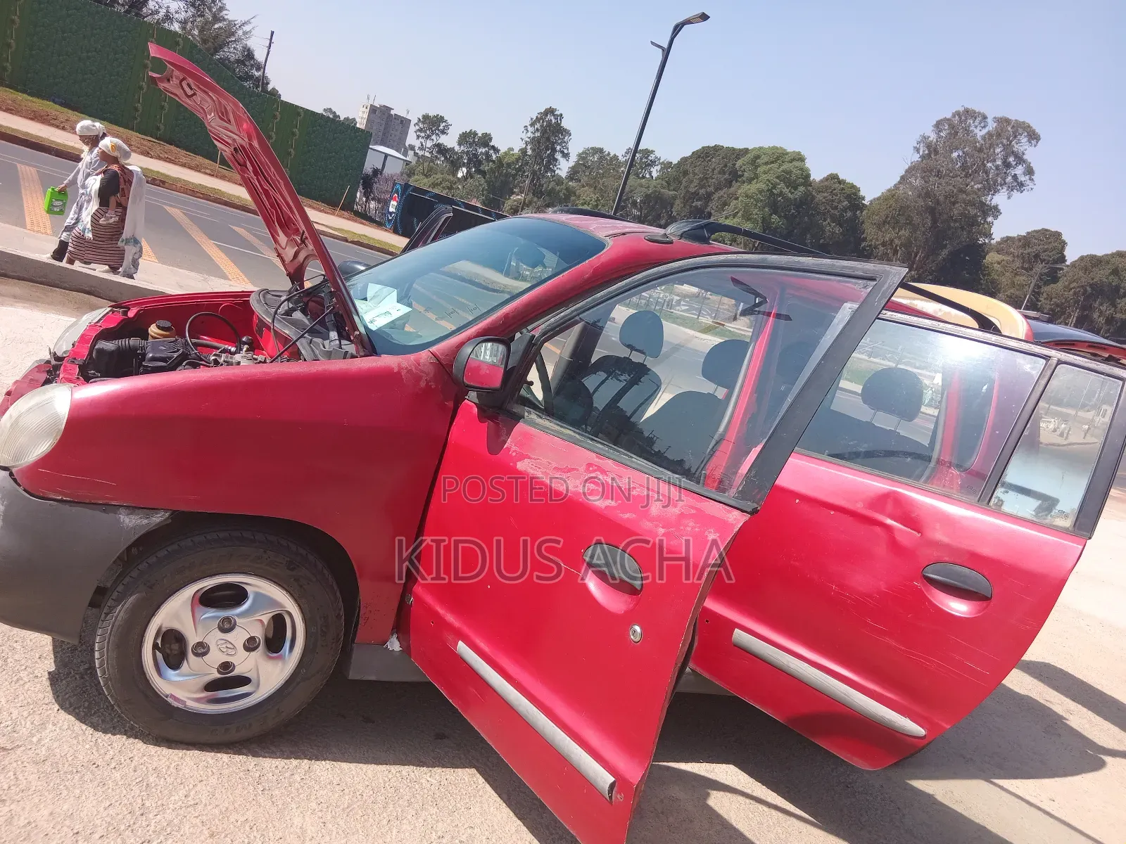 Hyundai Atos 1998 Red