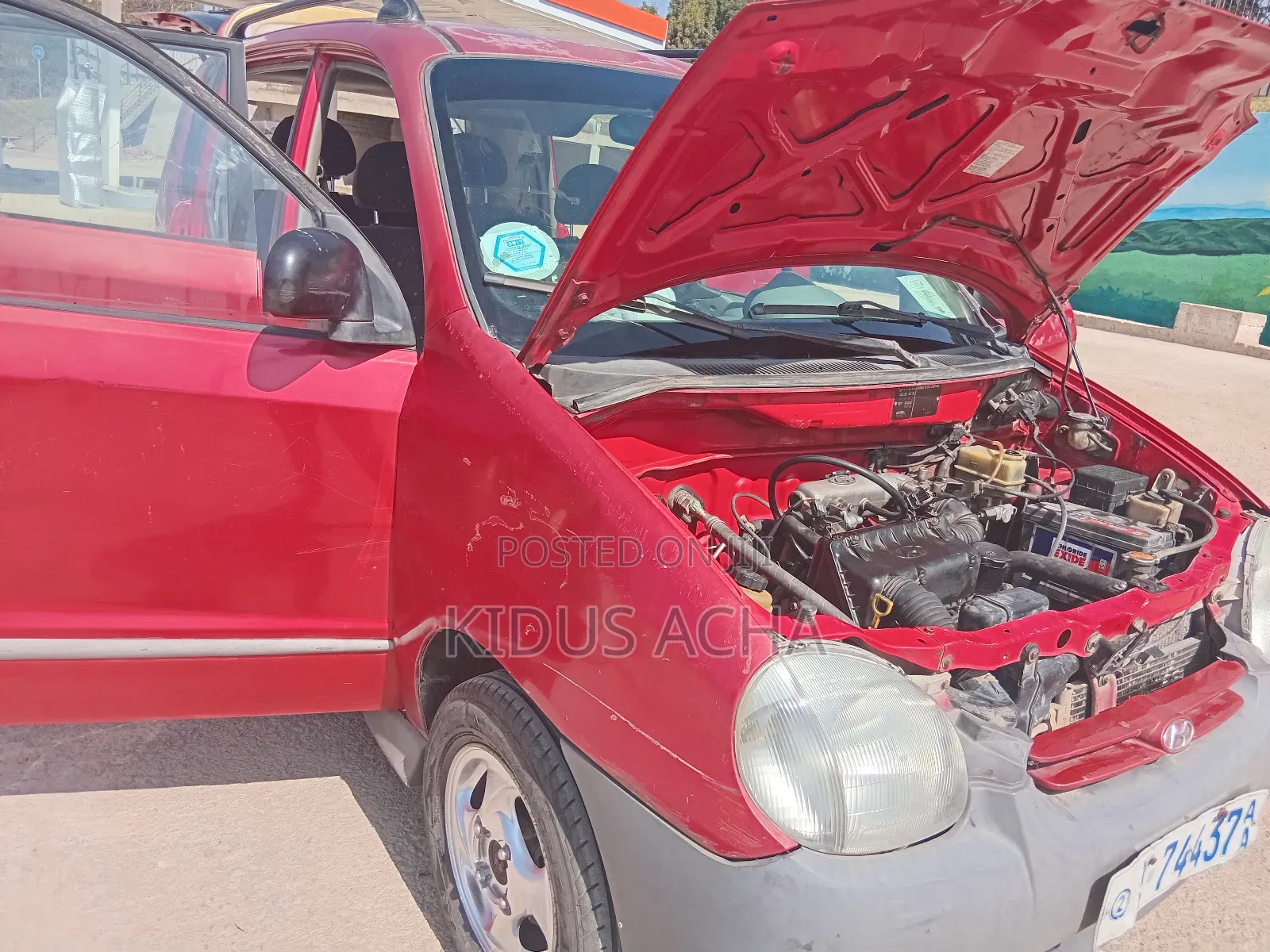 Hyundai Atos 1998 Red