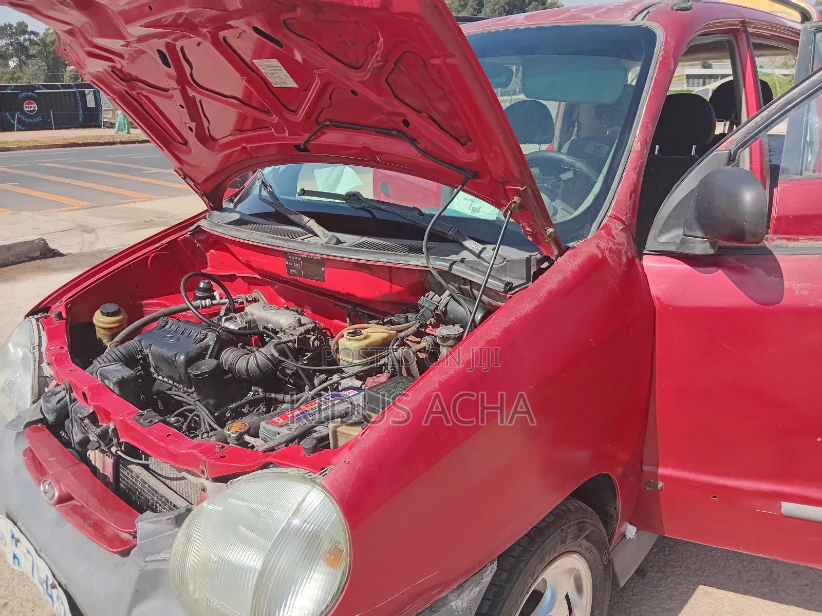 Hyundai Atos 1998 Red