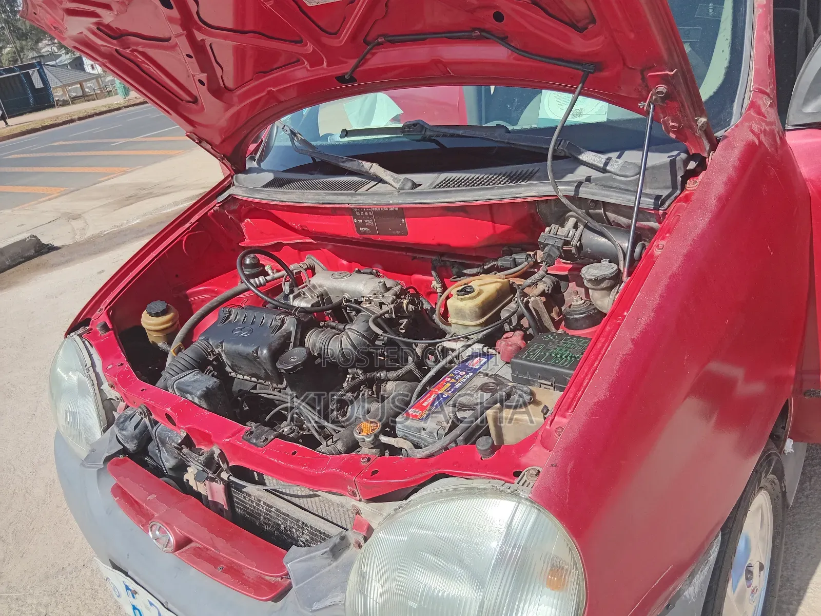 Hyundai Atos 1998 Red