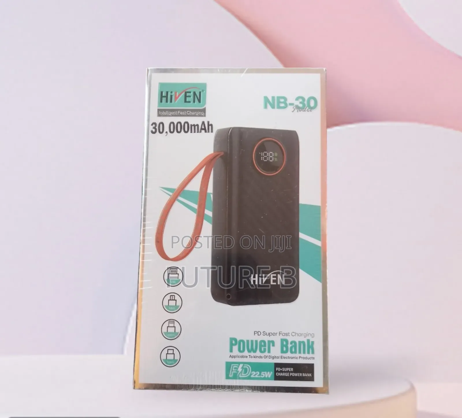 Brand New Hiven 30000mah Powerbank - Multiple Recharge Cycles.