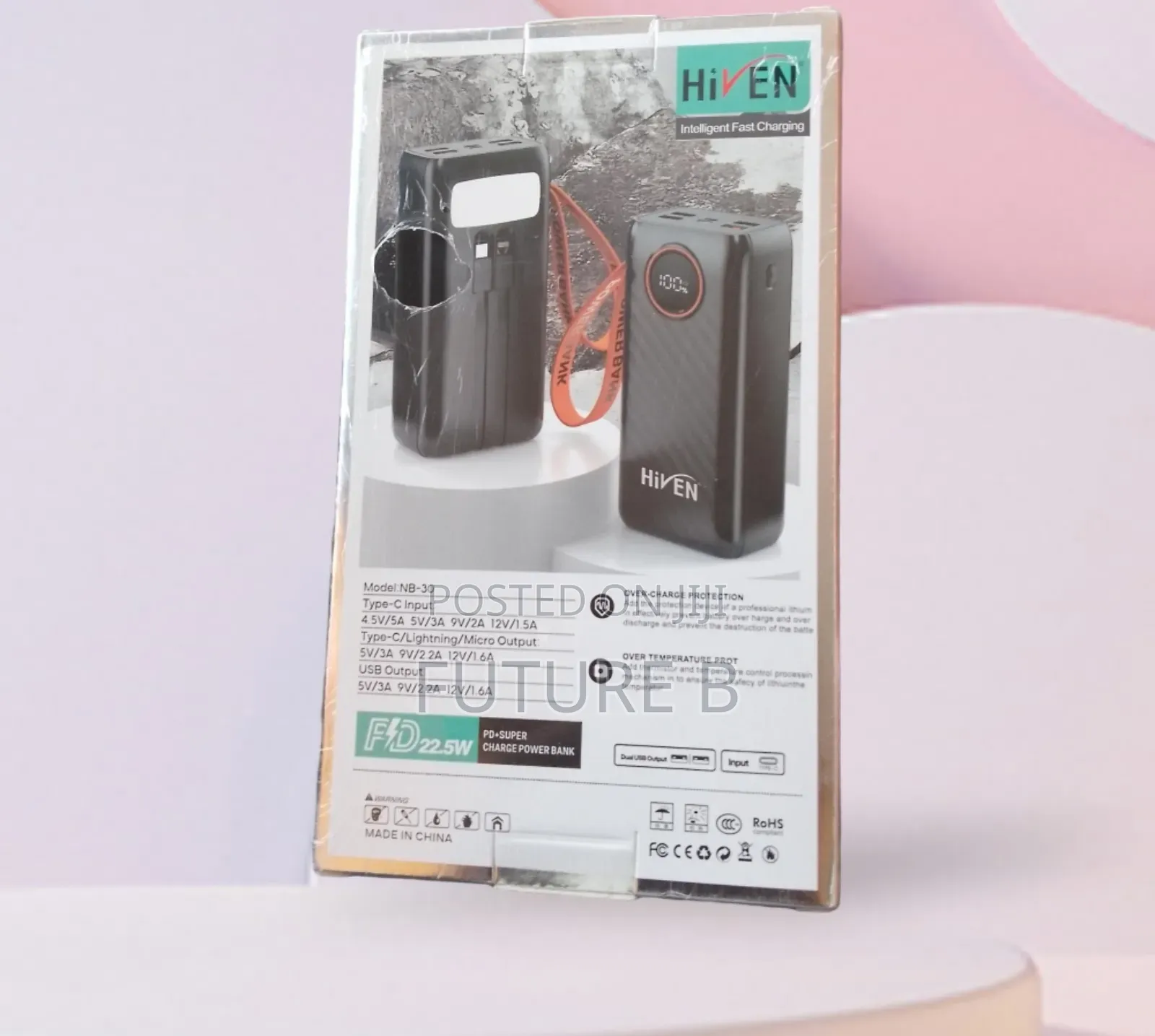 Brand New Hiven 30000mah Powerbank - Multiple Recharge Cycles.