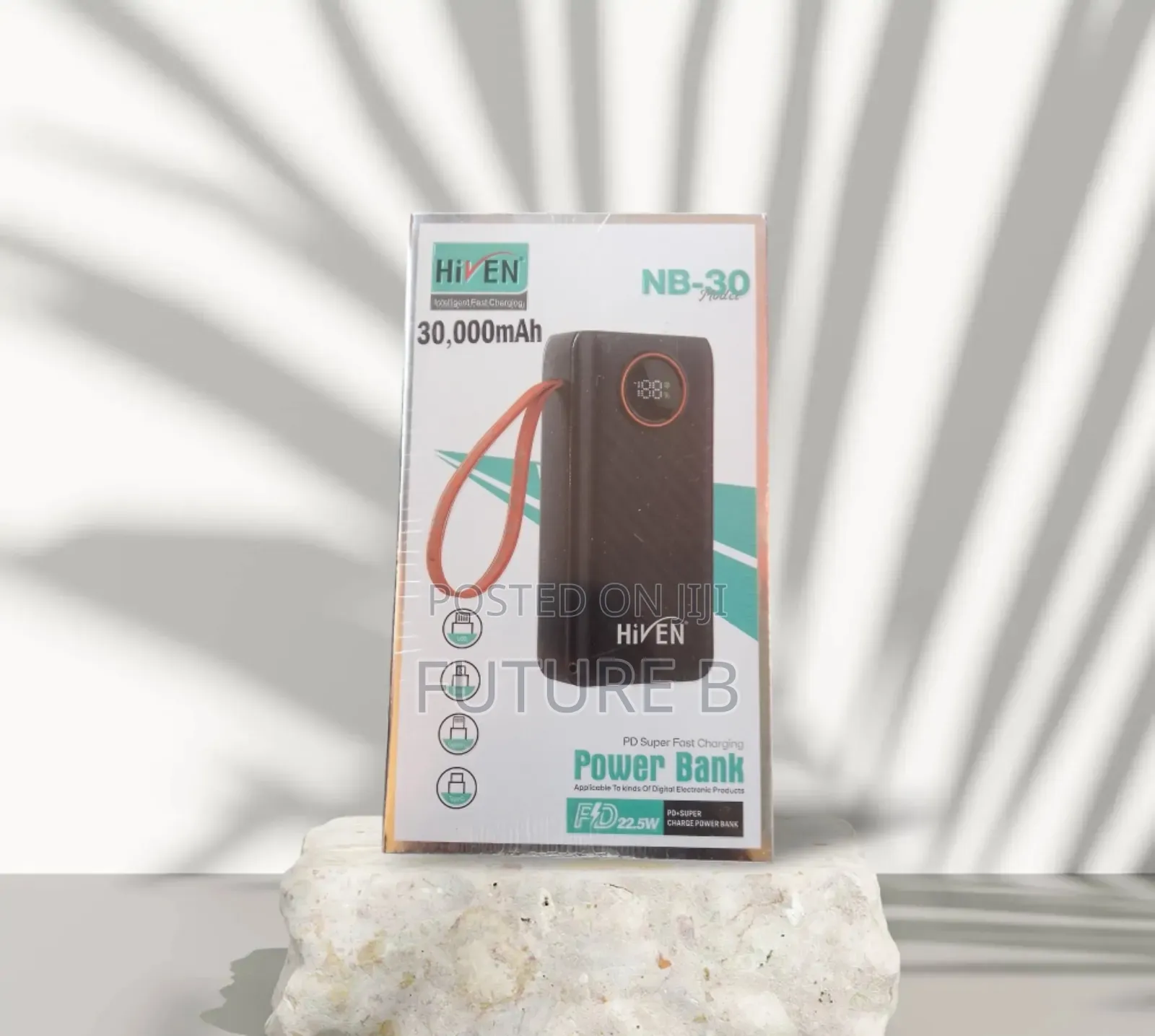 Brand New Hiven 30000mah Powerbank - Smart Charging Technology.