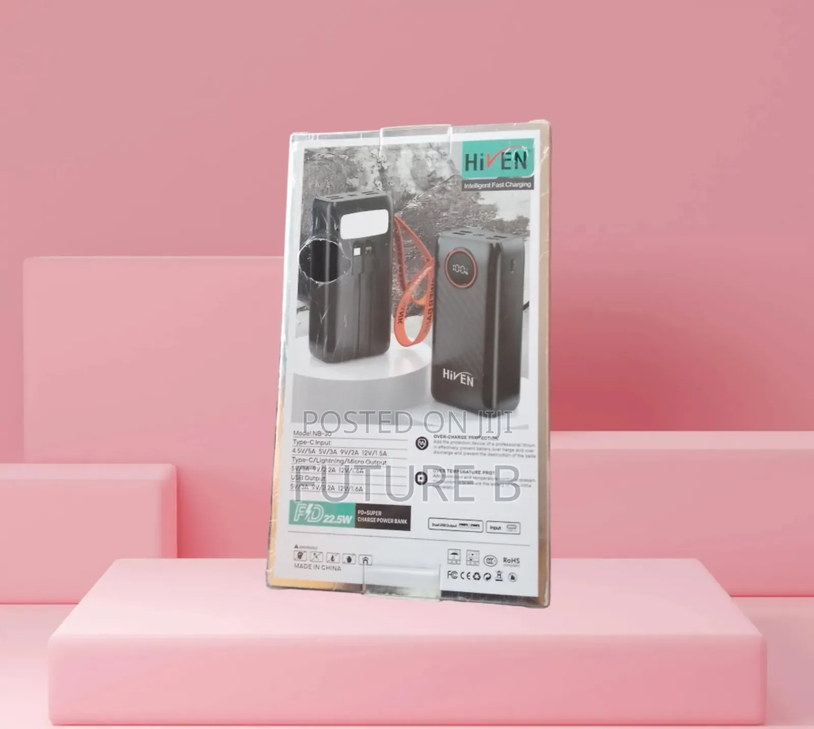 Brand New Hiven 30000mah Powerbank - On-the-Go Charging Solution.