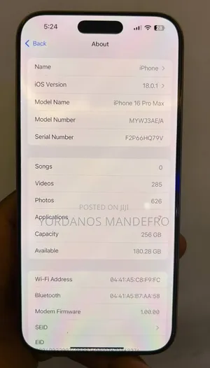 Apple iPhone 16 Pro Max 256 GB Gold