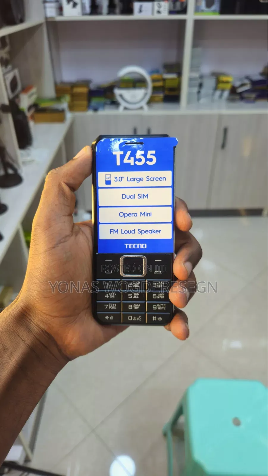 New Tecno T455 Black