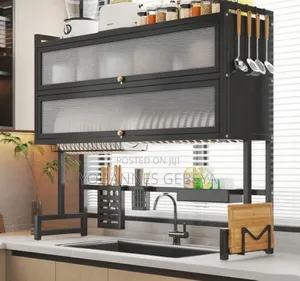 Upgraded And High Capacity Kitchen Over Sink Utensils Storage Rack