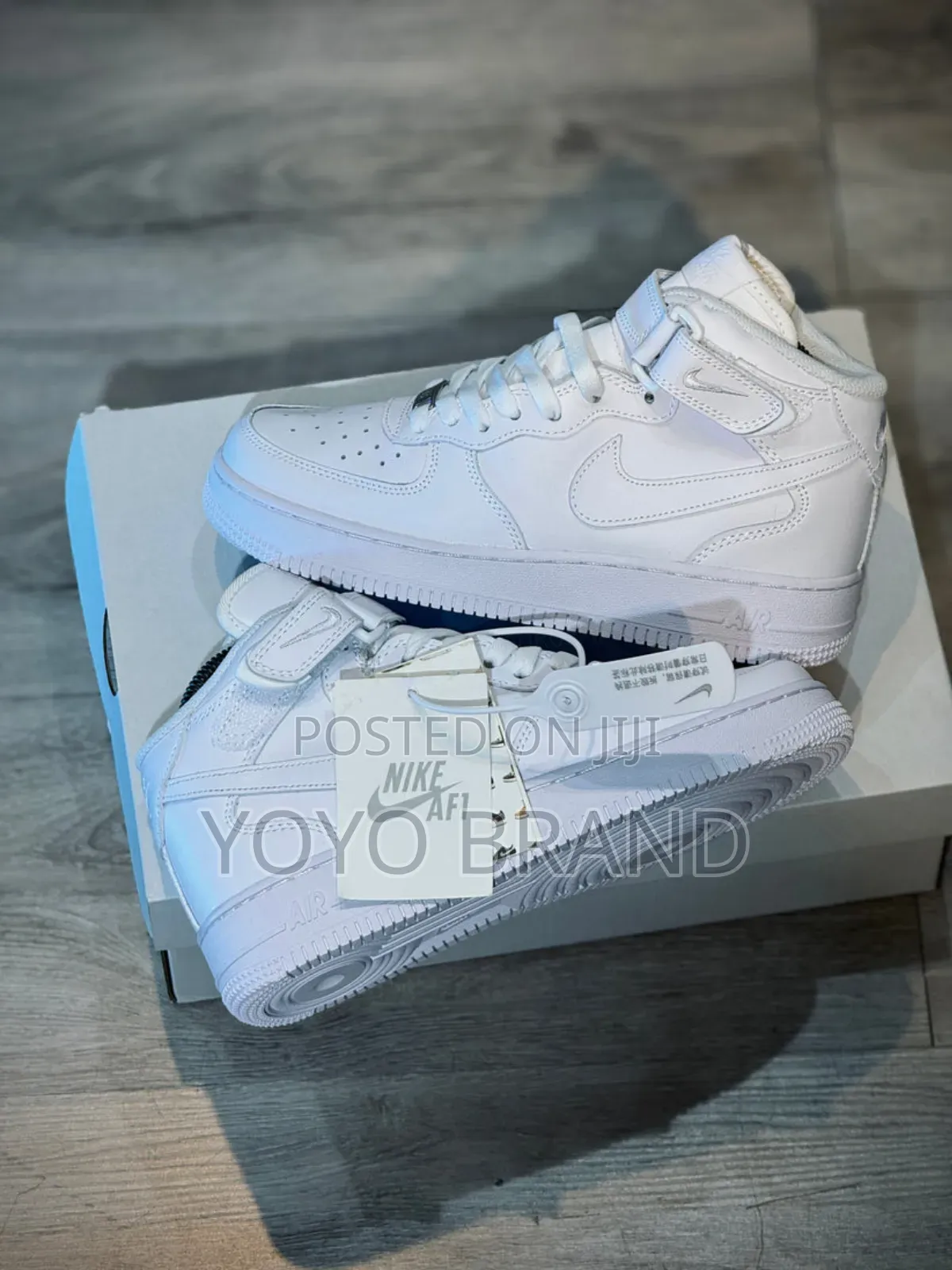 New Arrival Nike Air Force 1boots’’Triple White’’Mid Sneaker Shoes