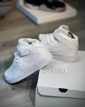 New Arrival Nike Air Force 1boots’’Triple White’’Mid Sneaker Shoes