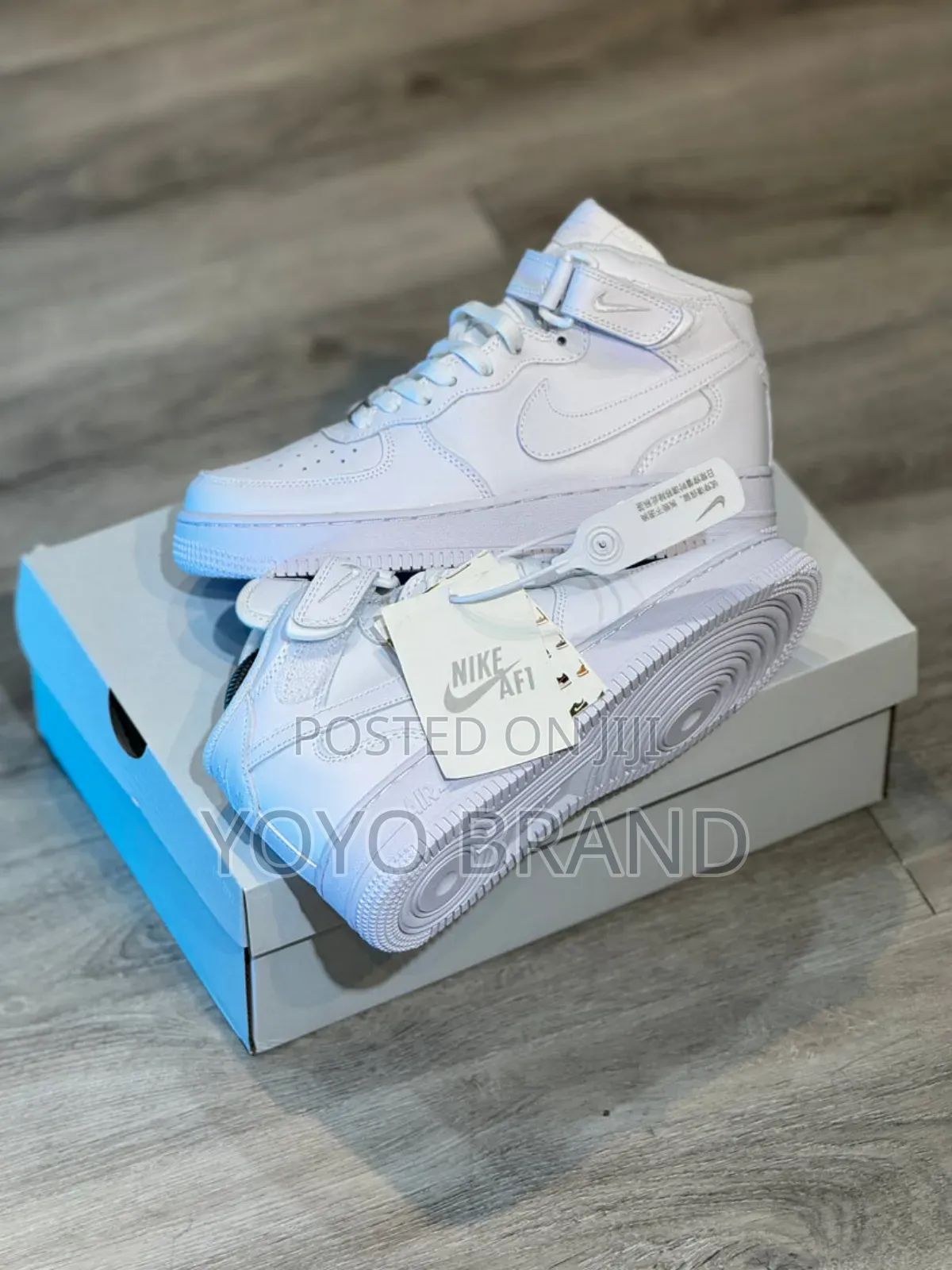 New Arrival Nike Air Force 1boots’’Triple White’’Mid Sneaker Shoes