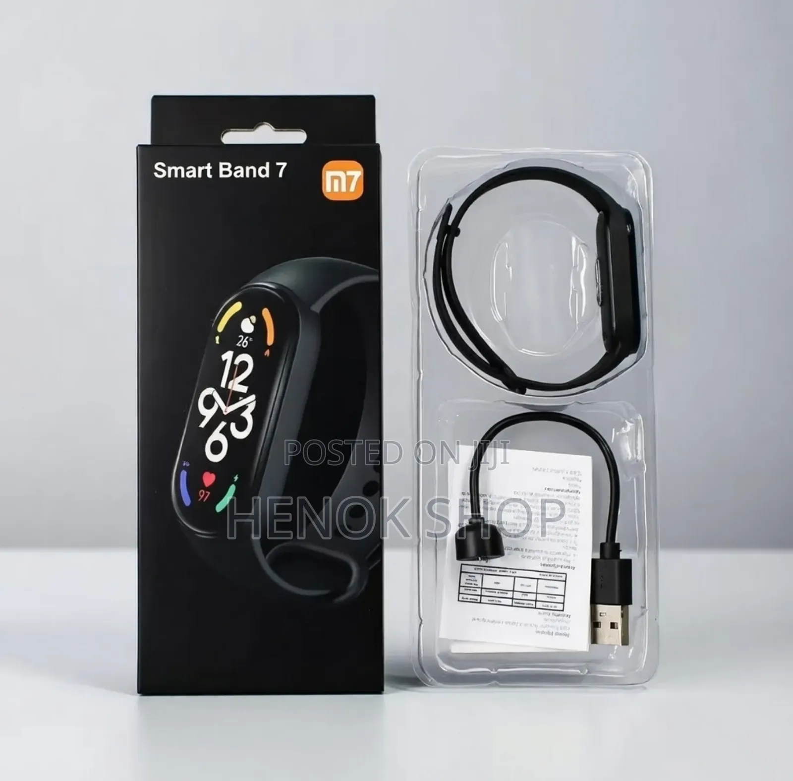 M7 Smart Band Fitness M7 ስማርት – የጤና እና ስፖርት እጅ ሰዓት