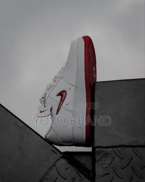 New Nike Air Force 1 ’Clour Of The Month’White/Red Universtiy Red